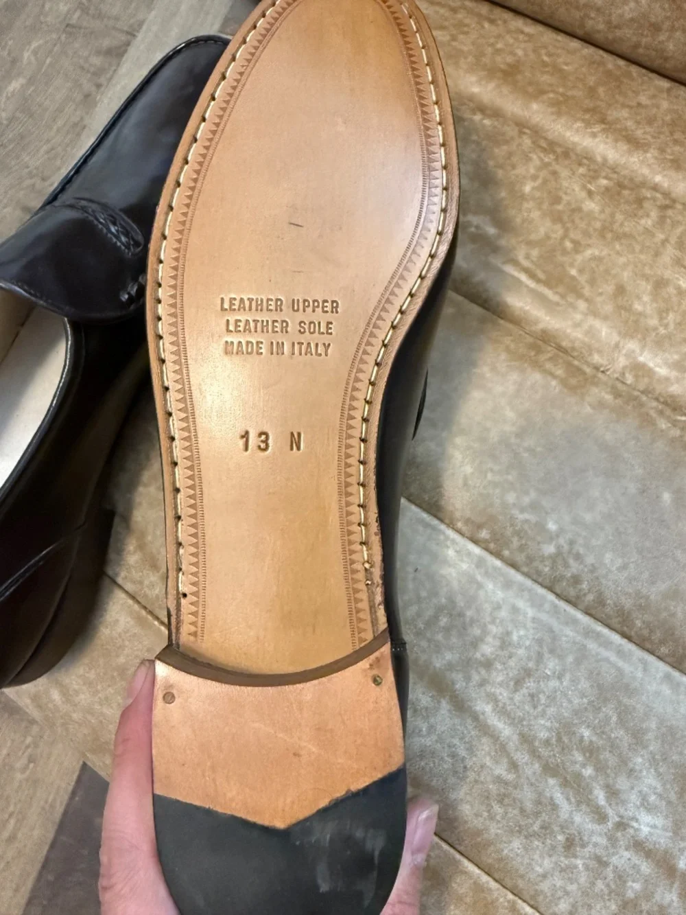 Church's leather mens dress shoe size 13 narrow brown